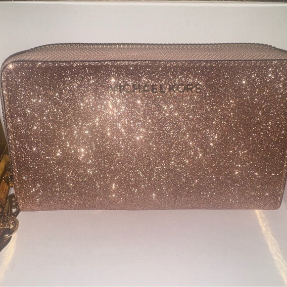 Michael Kors Rose Gold Sparkle NWT $198 - Picture 3 of 9